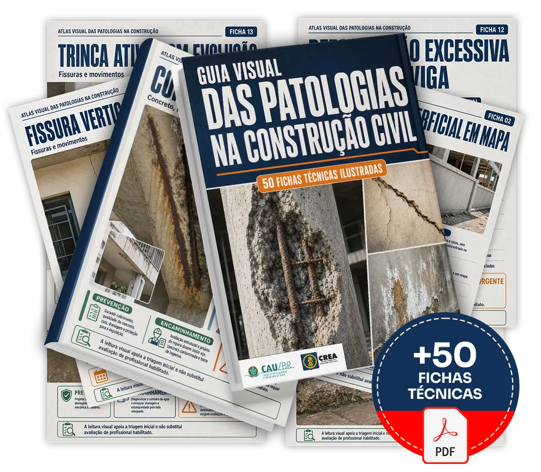 Mockup principal do Atlas Visual das Patologias na Construção